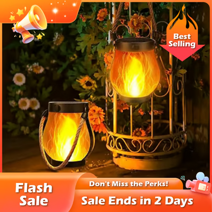 🔥 Last Day Promotion 50% OFF🔥Dancing flame Solar Lantern Outdoor Lights