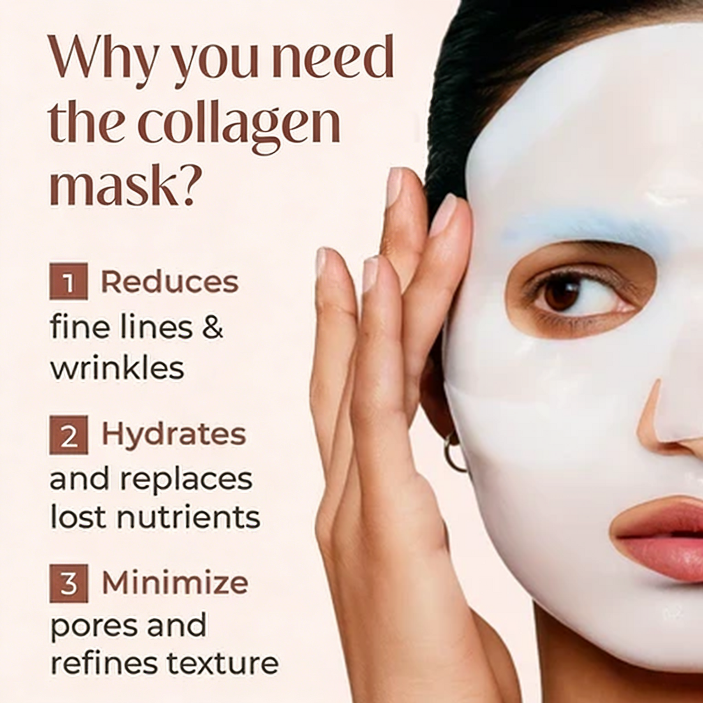 HOT SALE🔥Overnight Collagen care facial Mask- hydrates the skin