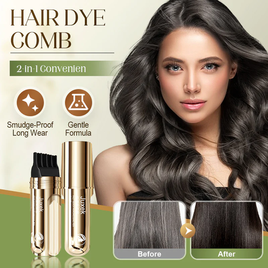 HOT SALE🔥 2-in-1 Practical Hair Dye Comb for Gray Hair